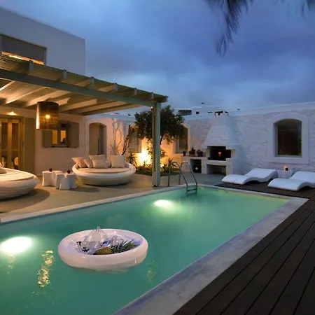 Villa Dafni 4Bed With Pool In Kalafatis Spilia Mykonos Town Extérieur photo