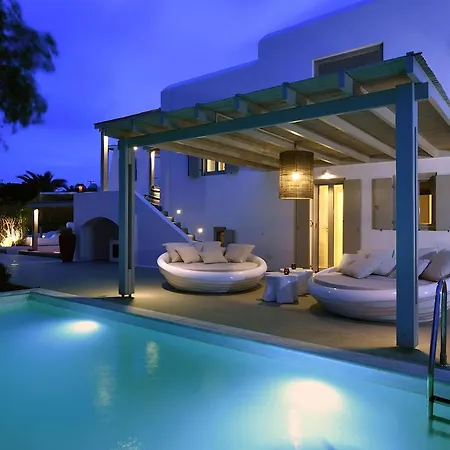 Villa Dafni 4Bed With Pool In Kalafatis Spilia Mykonos Town Extérieur photo