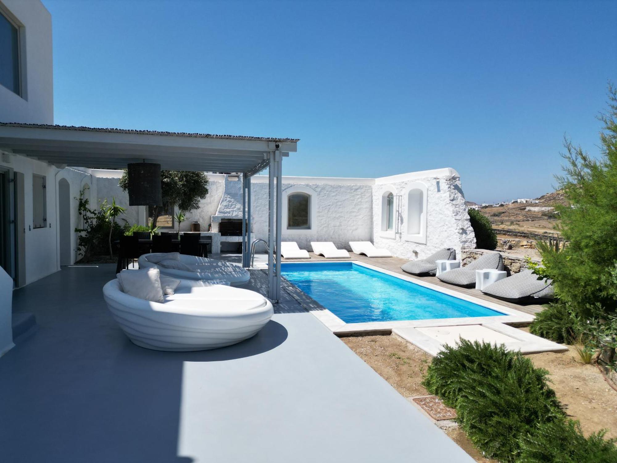 Dafni 4bed With Pool In Kalafatis Spilia